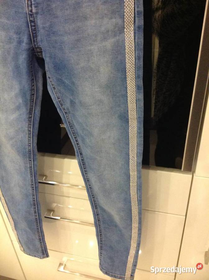 Spodnie Jeans Damskie S Cyrkonie j nowe niebieski lubuskie Nowa Sól