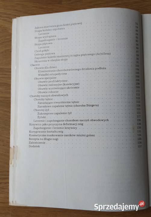 CHCĘ MIEĆ ZDROWE NOGI Artur Dziak Rok wydania 1987 Hajnówka