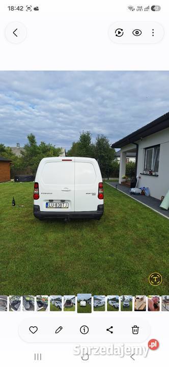 Peugeot Partner 16 Blue HDI 2016 Automat poduszka powietrzna