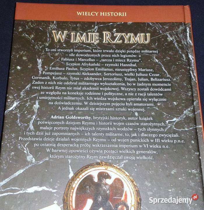 W imię Rzymu Adrian Goldsworthy lubelskie Chełm