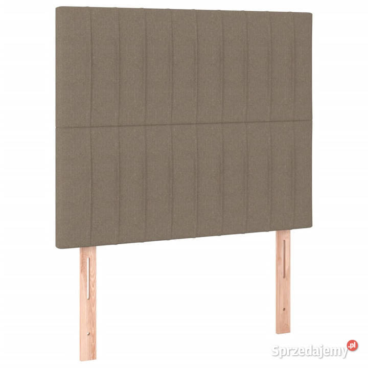 Rama łóżka z zagłówkiem taupe obita tkaniną 203cm sprzedam