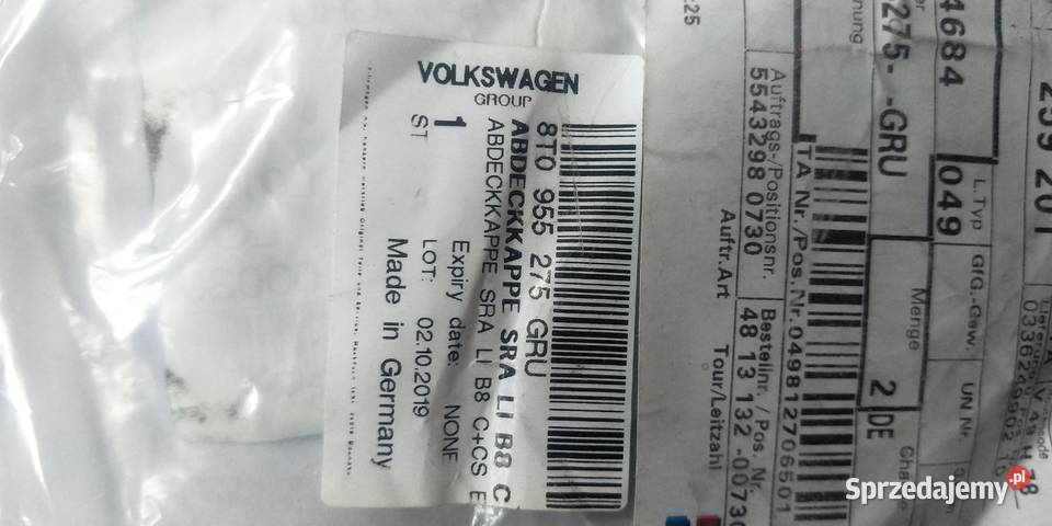 Audi A5 zaślepka dyszy spryskiwacza lewa łódzkie Łódź