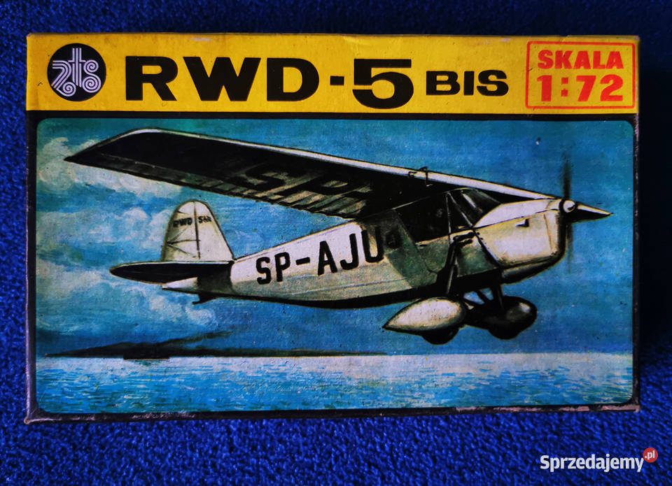 Model samolotu RWD5 bis do sklejania skala 172 z Polkowice