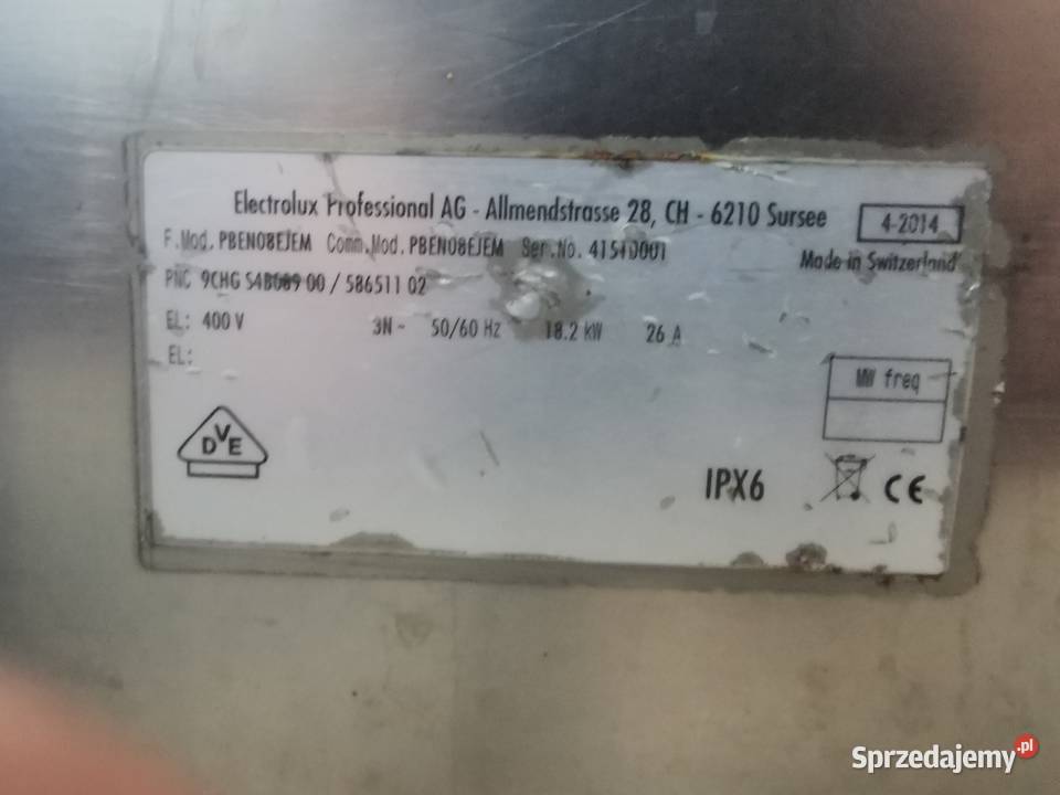 Kocioł elektryczny ELECTROLUX 65 litrów Krotoszyn