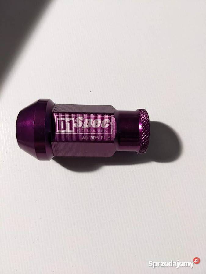 Zestaw 20 aluminiowych nakrętek D1 do felg kół Tuning wizualny