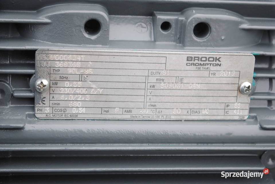 Motoreduktor 055kw 433obrmin STEPHAN Typ lubuskie Kargowa