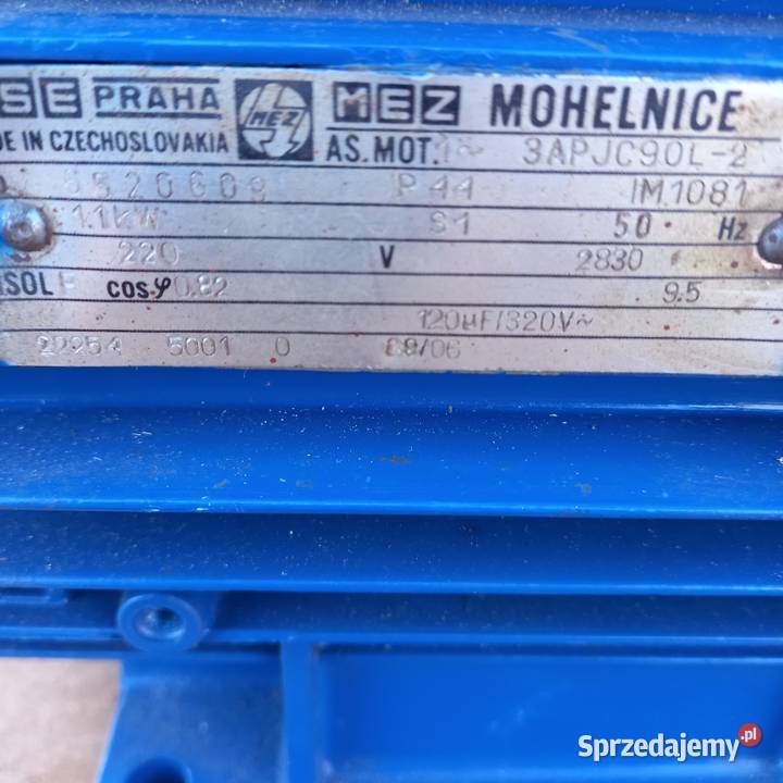silnik elektryczny 11kW 2900obr 1fazowy 230V Jarosław
