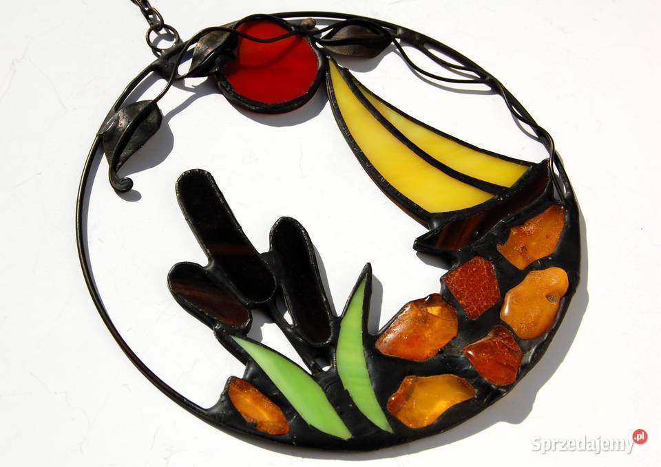 Żaglówka łodź morze zachód słońca bursztyn Lublin