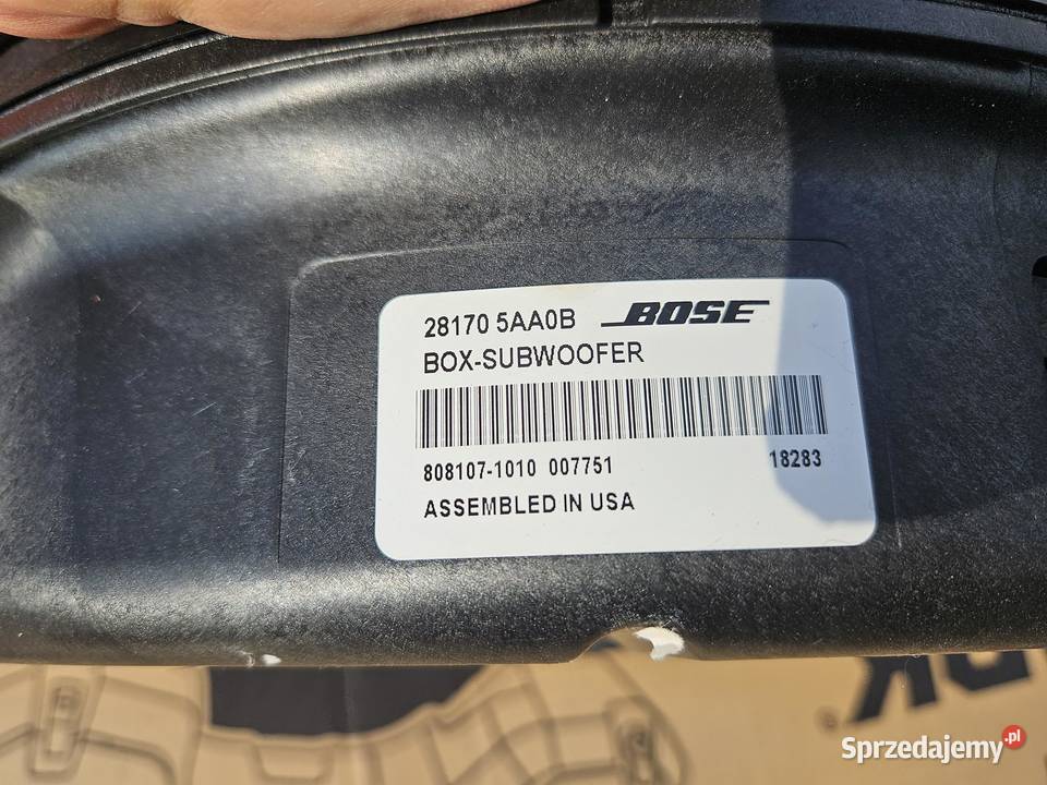 GŁOŚNIK SUBWOOFER NISSAN QASHQAI II J11 LIFT