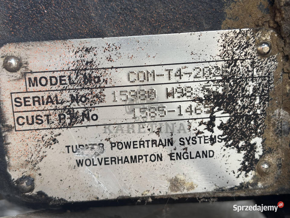 Skrzynia biegów Manitou MT 1030 COMT42026 CZĘŚCI wielkopolskie Jastrzębniki