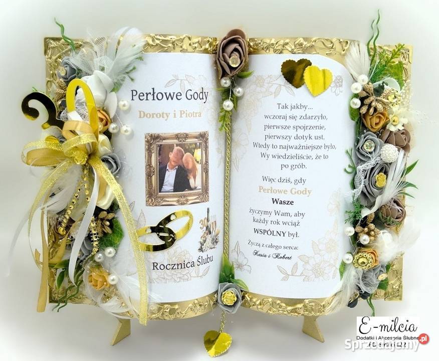 Pamiątkowa Księga z okazji 60 Rocznicy Ślubu Zielona Góra