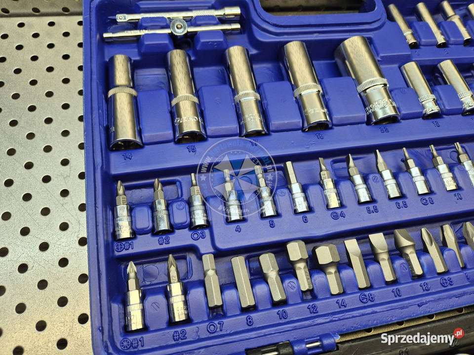 Zestaw kluczy nasadowych i torx 108elCrV klucze Nowe