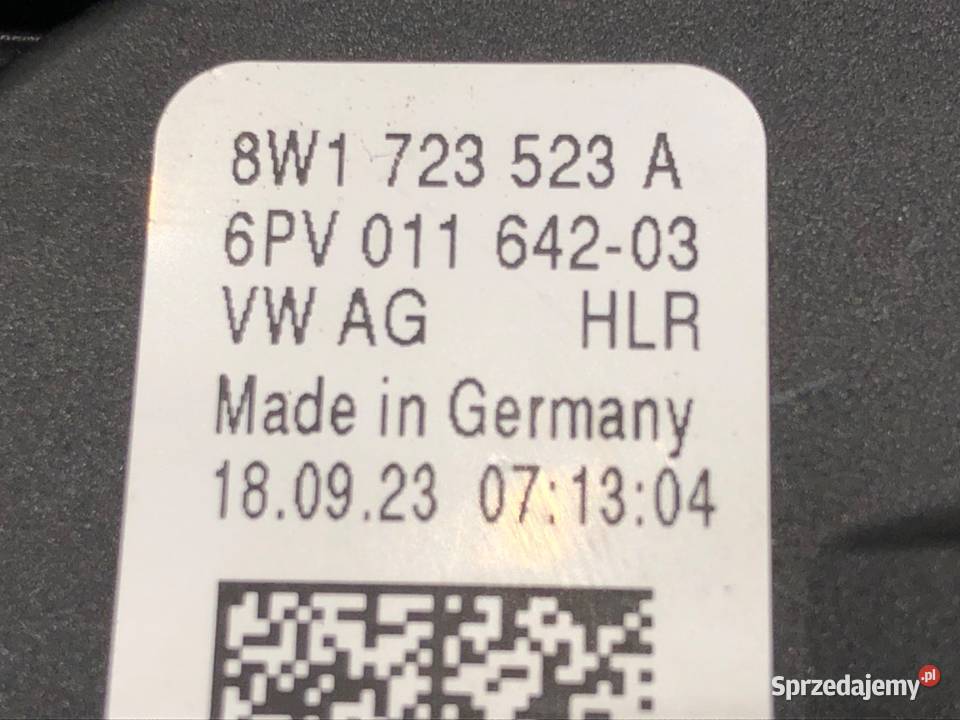POTENCJOMETR GAZU AUDI A6 C8 8W1723523A 20 204 osobowe