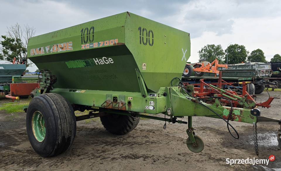 Amazone ZGB 7001 Rozsiewacz Rozrzutnik Wapna Nowy Dwór Gdański