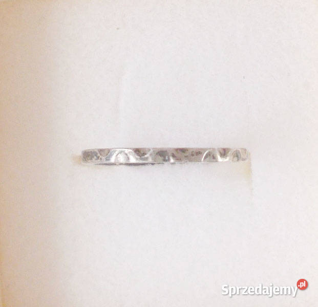 srebrny pierscionek dziewczynki Łódź sprzedam