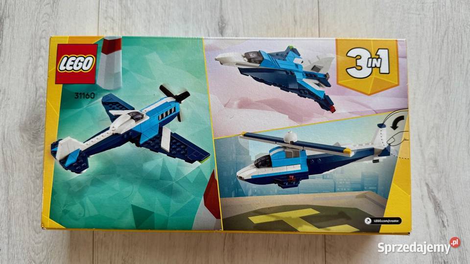 NOWE LEGO Statek powietrzny samolot wyścigowy