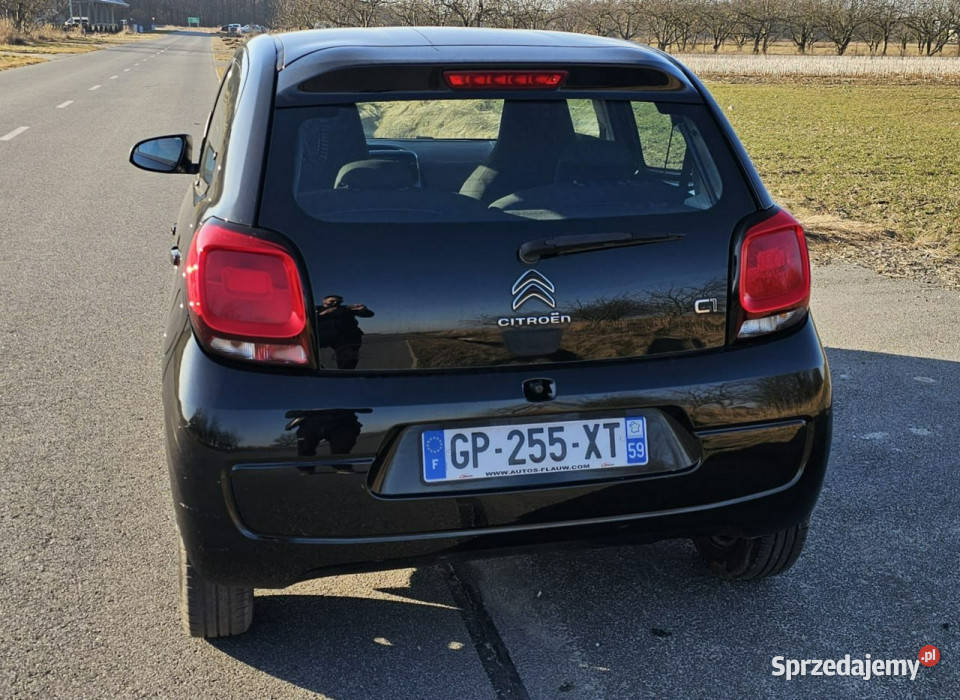 Citroen C1 Klimatronic grzane fotele 50 II 2014 światła przeciwmgielne wielkopolskie Pleszew sprzedam