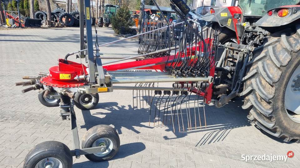 Przewracarka i Zgrabiarka Massey Ferguson nieuszkodzony Maszyny rolnicze Laskowiec