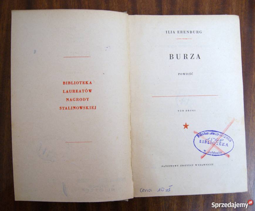 Ilia Erenburg Burza t II 1953