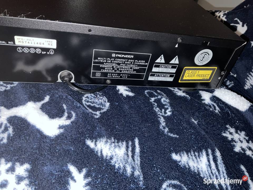 Pioneer PDM501 6płytowy odtwarzacz Pozostałe Sosnowiec