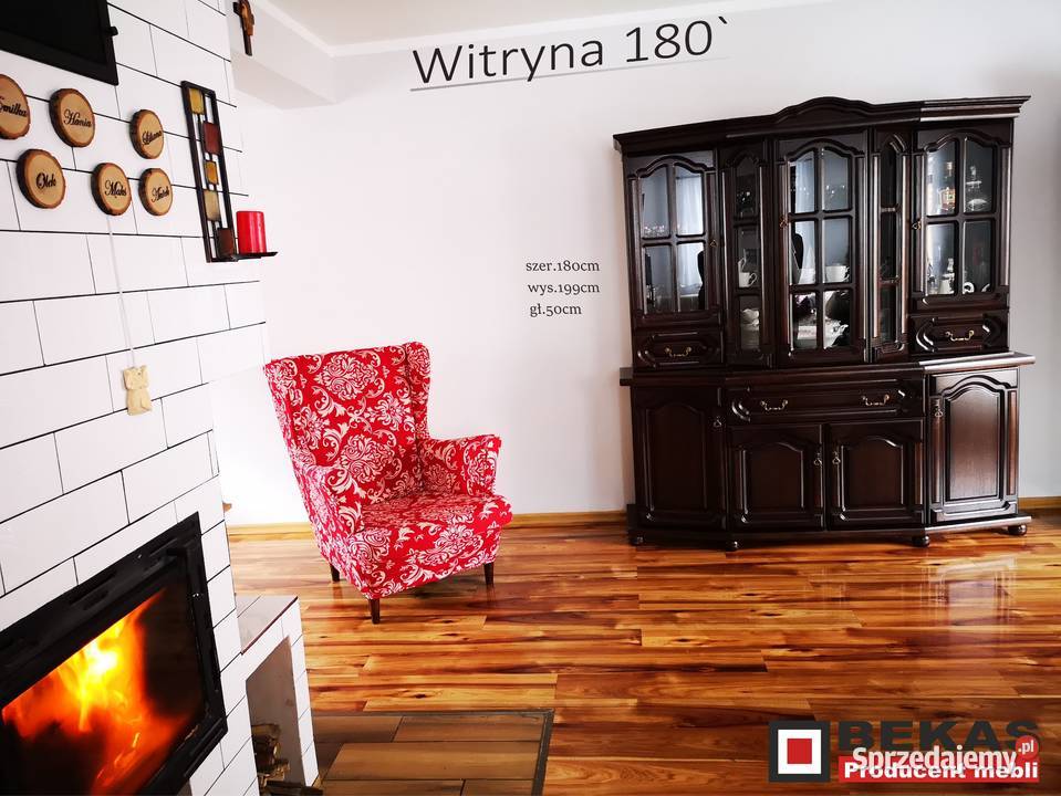 Stylowy komplet Witryna 160 i dwa Narożniki 50cm Płock sprzedam