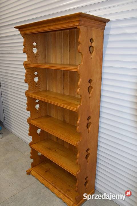 regał z drewna dębowego super stan warmińsko-mazurskie