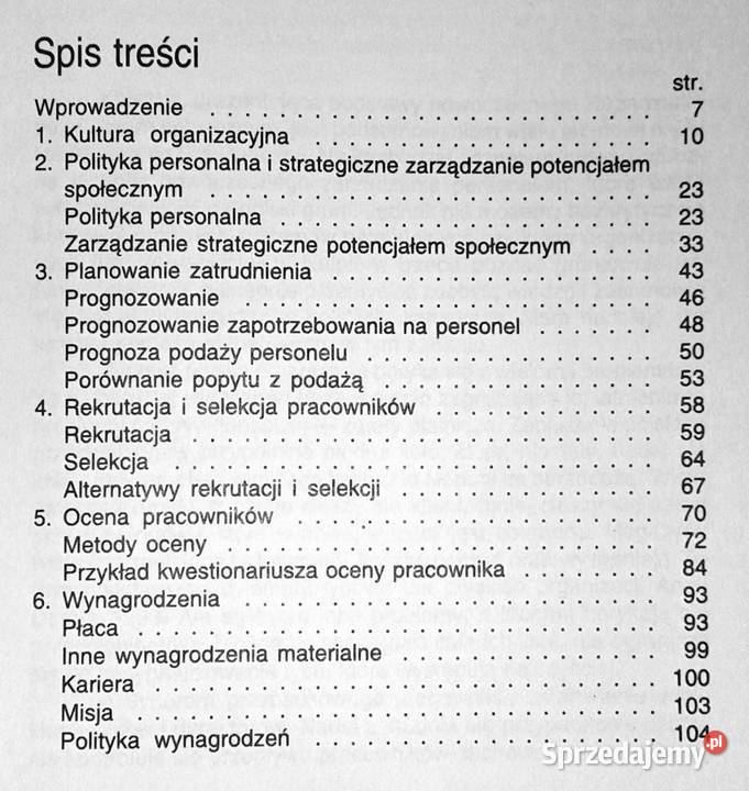Zarządzanie personelem Monika Kostera Chełm sprzedam