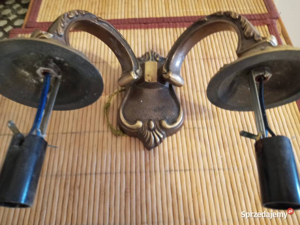 Stary kinkiet świecznik Szczecinek