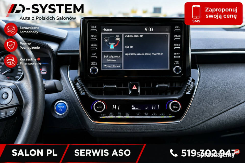 Toyota Corolla 22 Salon Polska 18 HYBRID 1wł 4/5 Białystok