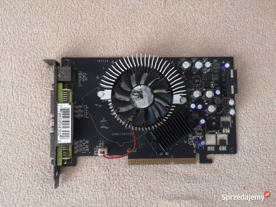 GeForce 7600 GT 256 MB DDR3 AGP aktywne Strzelce Opolskie