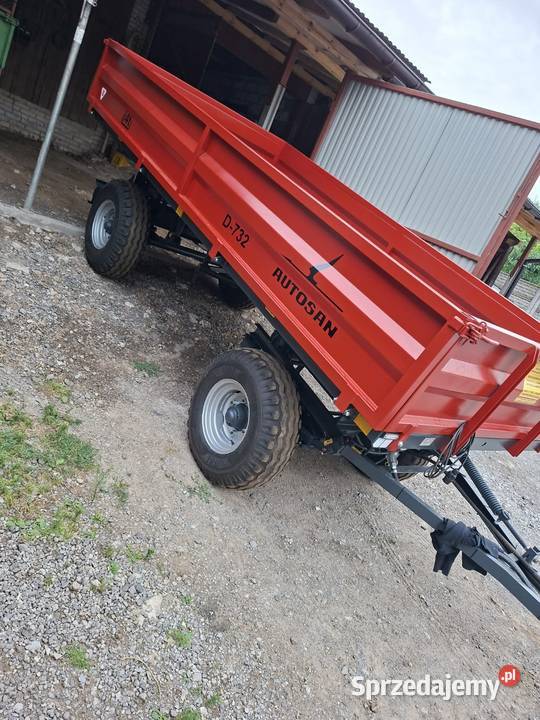 Przyczepa autosna d732 Przyczepy rolnicze świętokrzyskie Bukówka