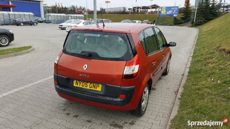 Renault Scenic II Anglik Mały przebieg benzyna dolnośląskie Lubin