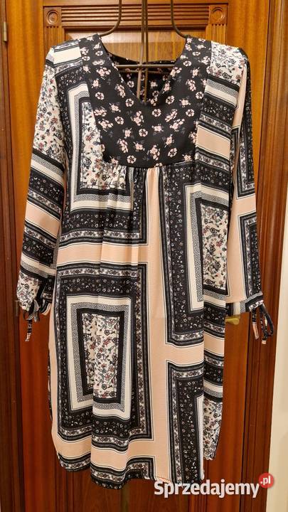 Wizytowa TUNIKA SUKIENKA w stylu indyjskim Bluzki i koszule Lublin sprzedam