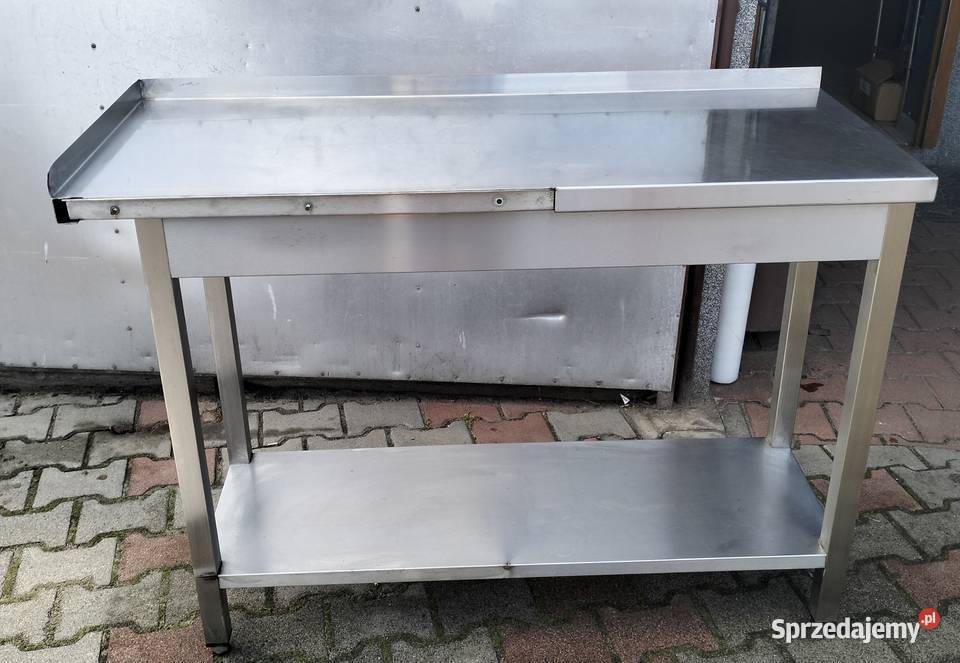 Stół gastronomiczny z półką 125x50x85 Słupia Kapitulna