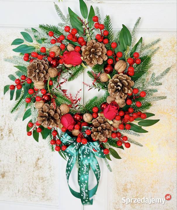 Wianek Świąteczny piękny klasyka Premium sprzedam