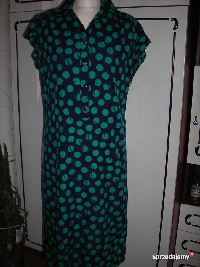 COLLECTION CREATIVE SUKIENKA W SZMARAGDOWE GROCH sprzedam