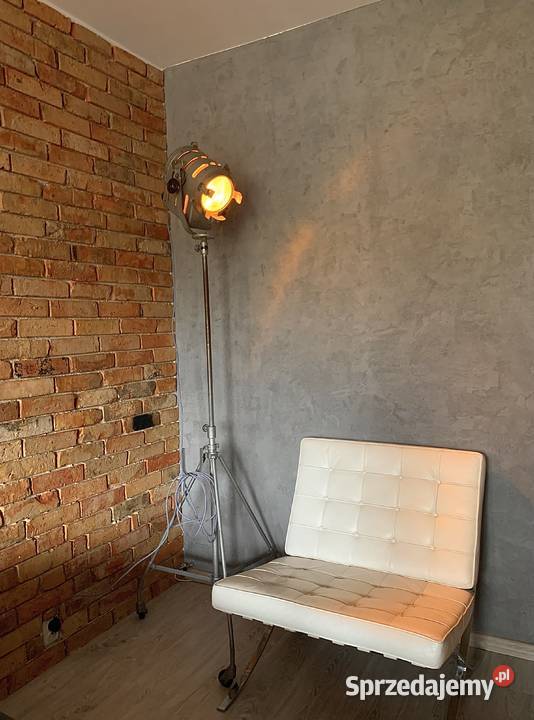 Lampa podłogowa teatralno filmowa PRL Vintage Lampy podłogowe Poznań