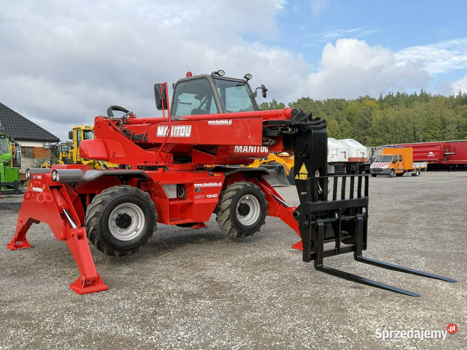 pozostałe Manitou MRT 1640 Easy ROTO Ładowarka Maszyny budowlane świętokrzyskie Widełki sprzedam