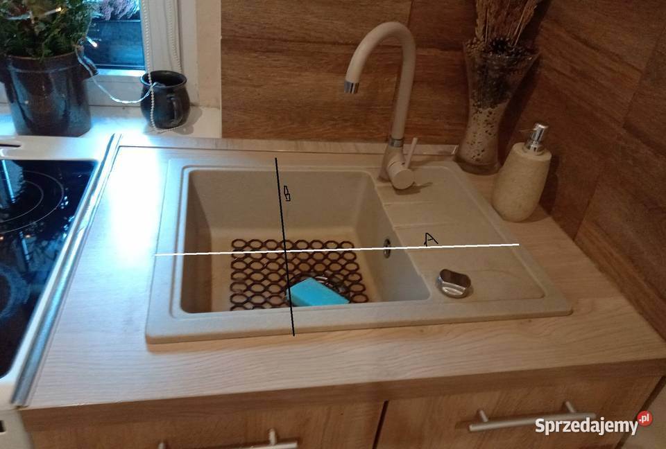 Meble kuchenne zlew bateria blat Kamienna Góra