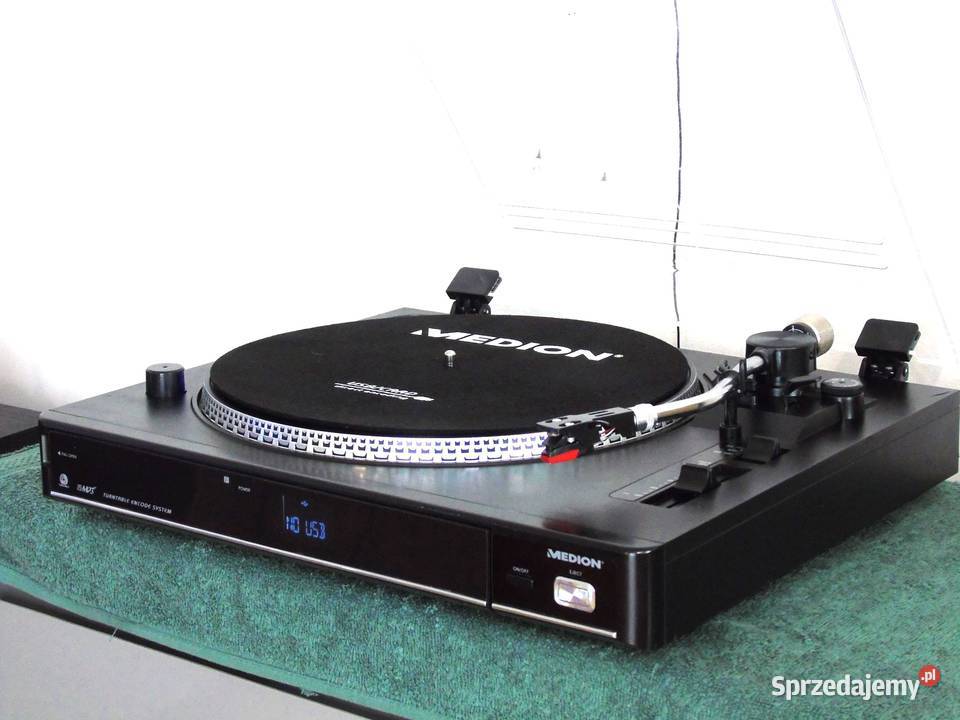 Gramofon USB rec AUX p wzm sprawny DOSTAWA Jasło sprzedam