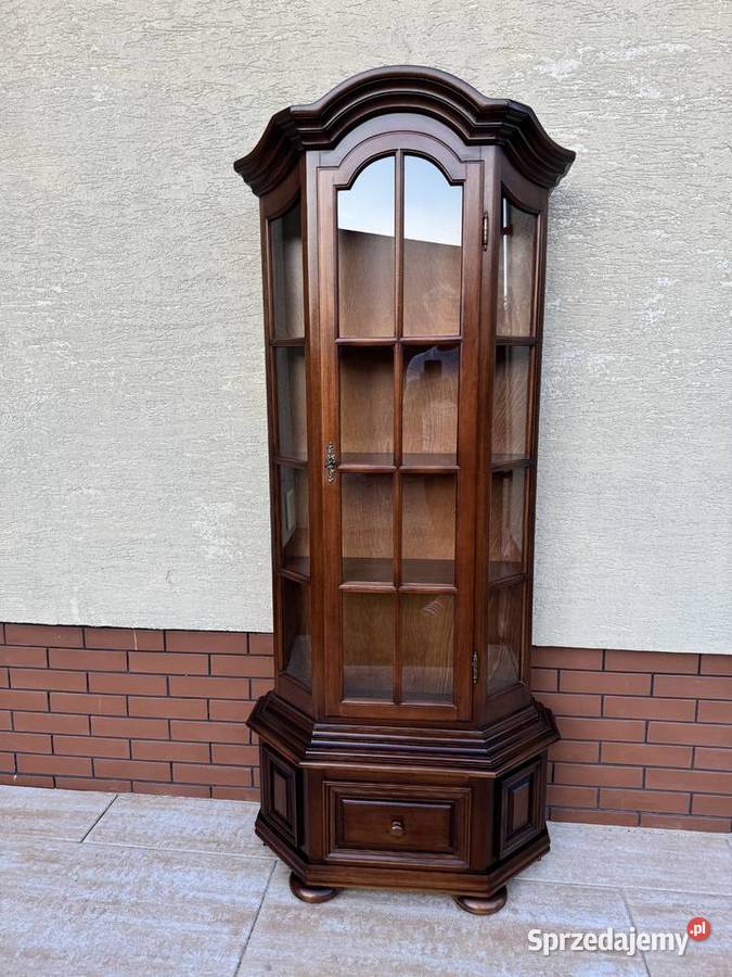 Witryna drewniana stylowa biblioteka półki na Sulbiny