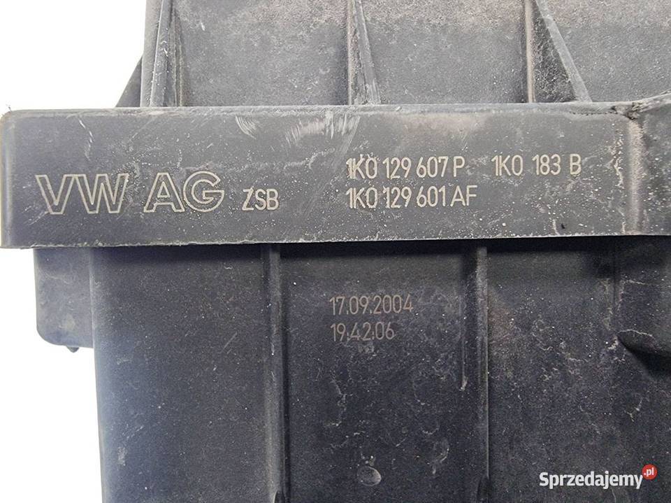 OBUDOWA FILTRA VOLKSWAGEN TOURAN 1K0129607P Lipno
