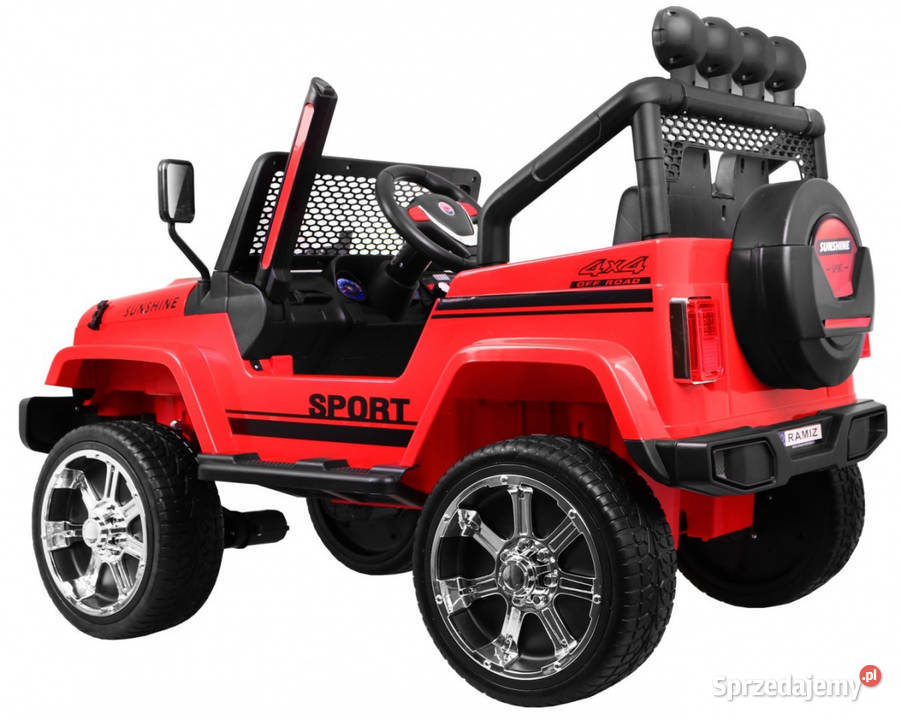 Pojazd Terenowy Raptor Drifter 4x4 Czerwony 12V