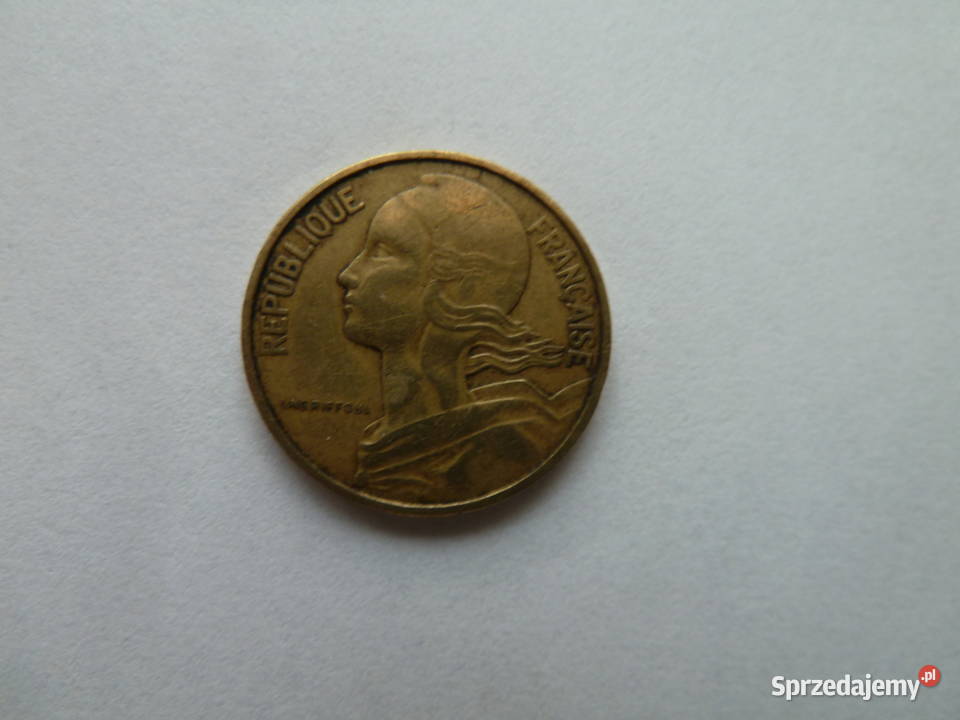 4 monety francuskie centimes z lat 19631998 Warszawa