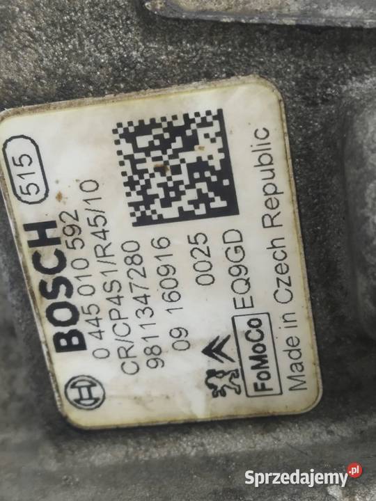 POMPA WTRYSKOWA 9811347280 15 TDCI Ford Tourneo Pompy wtryskowe