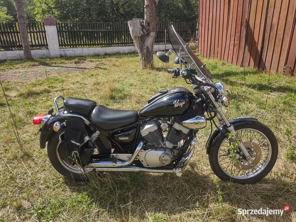 Yamaha virago 1 GR Chopper szyba skorzane sakwy łódzkie Wólka Łękawska sprzedam