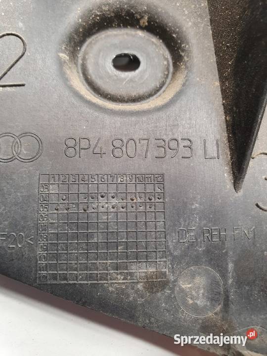 ŚLIZG ZDERZAKA LEWY TYŁ AUDI A3 8P 8P4807393A LI Przystajń