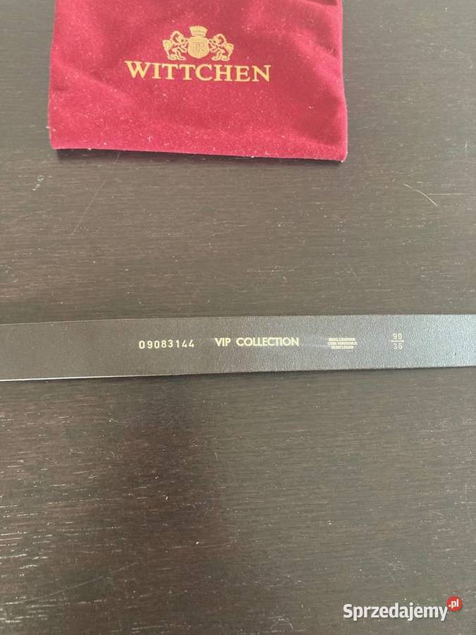 Pasek skórzany brązowy VIP Collection Wittchen Długość 109 Elbląg