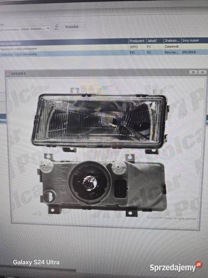 Reflektor przód Lewy Skoda Felicja 9401 Bytów