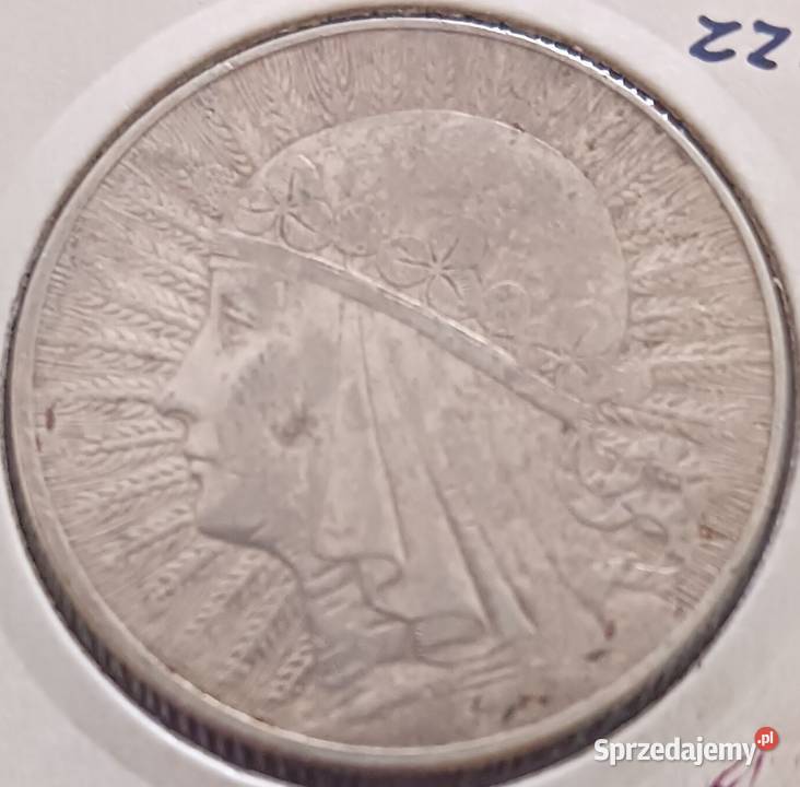 10 Głowa kobiety 1932 zzmoryginał2 Numizmatyka wielkopolskie Konin sprzedam